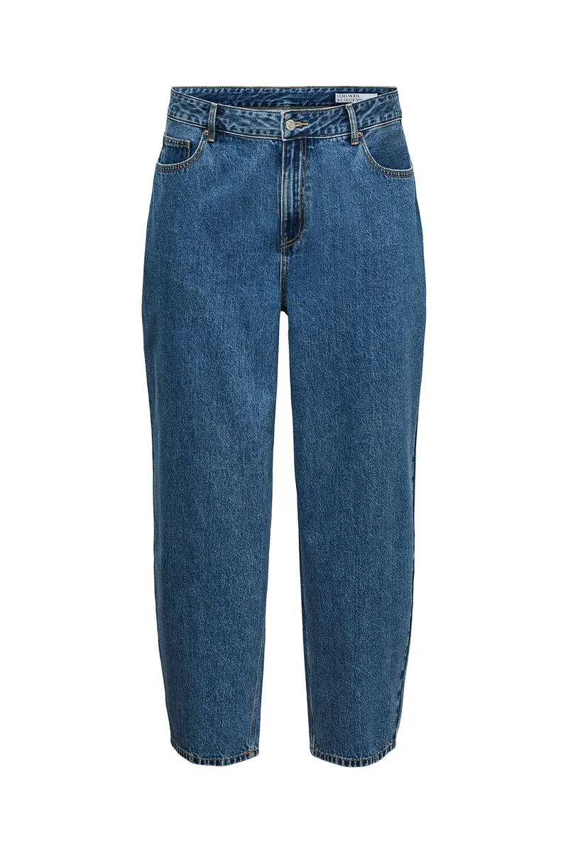 Τζιν barrel fit ψηλόμεσο VERO MODA