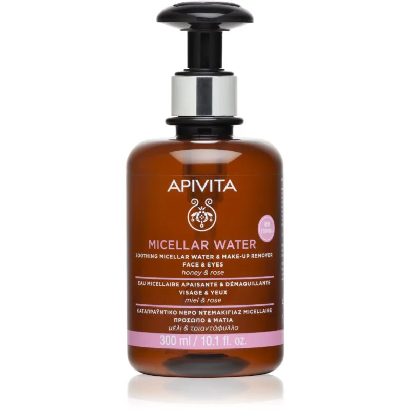 Apivita Cleansing Micellar Water καταπραϋντικό μικυλλιακό νερό Για πρόσωπο και μάτια 300 ml