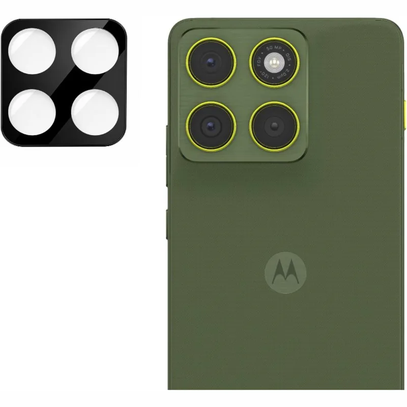 Tempered Glass Motorola Edge 70 Techsuit Full Camera Αντιχαρακτικό Γυαλί Προστασίας για Φακό Κάμερας - Black (5949419360501)