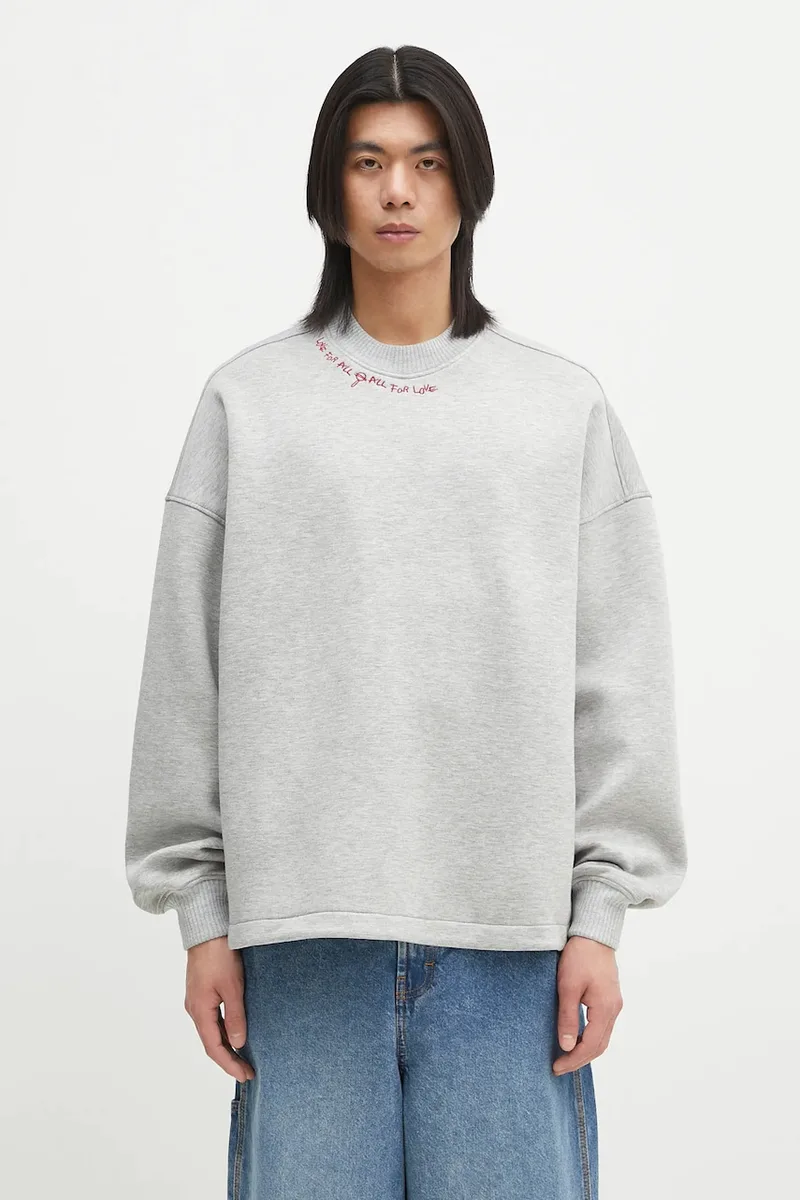 Μπλούζα Fiorucci Neoprene Embroidered Neck Relaxed Fit