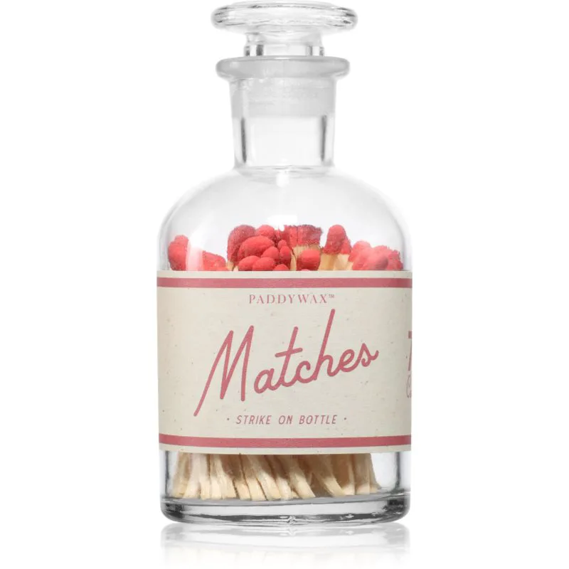Paddywax Matches Red Glass σπίρτα 1 τμχ