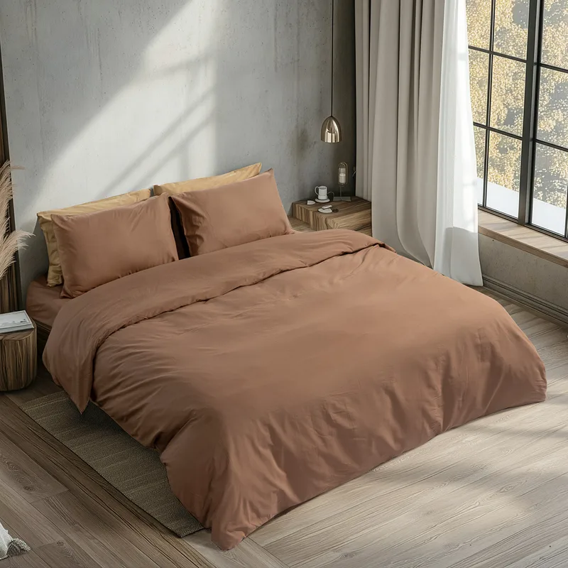 Beauty Home Πάπλωμα υπέρδιπλο Prime Αrt 1230 220x240 Μόκα