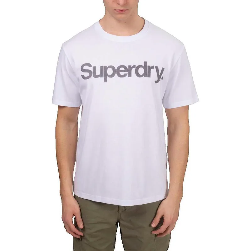 T-shirt με κοντά μανίκια Superdry T-shirt Core Logo City blanc