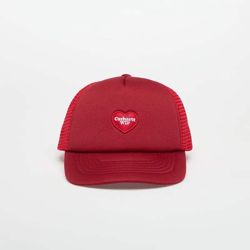 Cap Carhartt WIP Heart Patch Trucker Cap Scarlet Universal