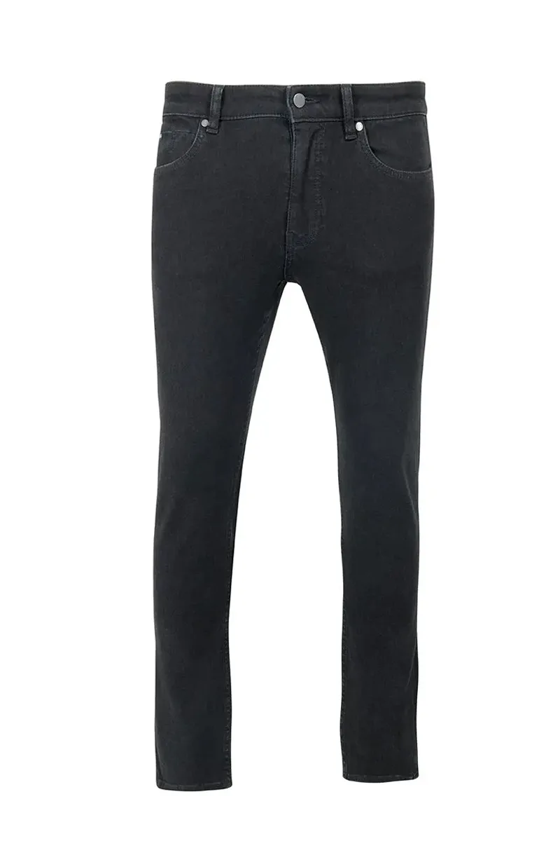 ΑΝΔΡΙΚΟ DENIM ΠΑΝΤΕΛΟΝΙ P-DELAWARE ΣΤΕΝΗ ΓΡΑΜΜΗ ΜΑΥΡΟ