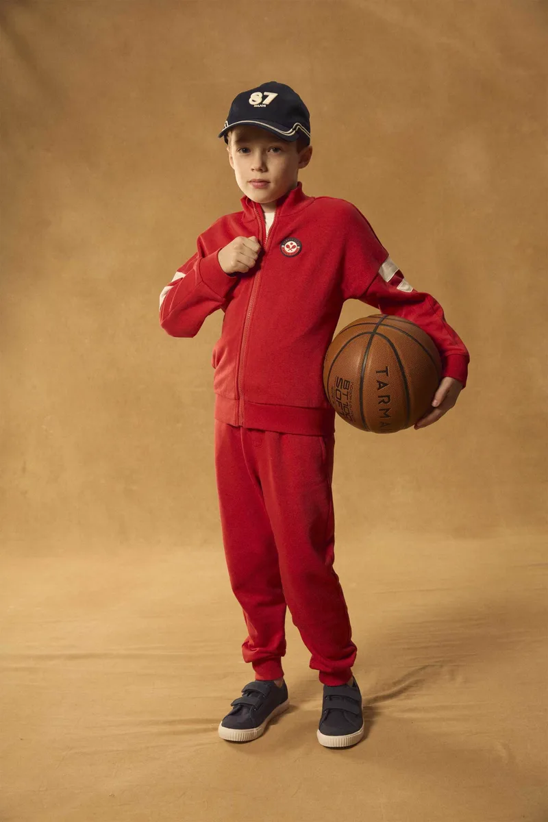 DPAM παιδικό παντελόνι φόρμας για αγόρια "Red Tennis" - 373568 Κόκκινο