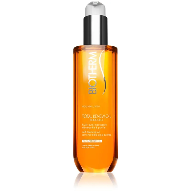 Biotherm Biosource Total Renew Oil καθαριστικό αφρώδες έλαιο 200 ml