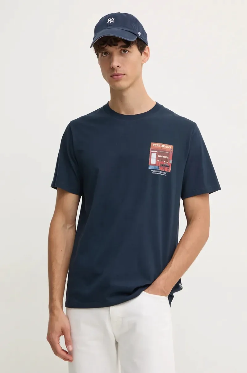 Βαμβακερό μπλουζάκι Pepe Jeans AENYS