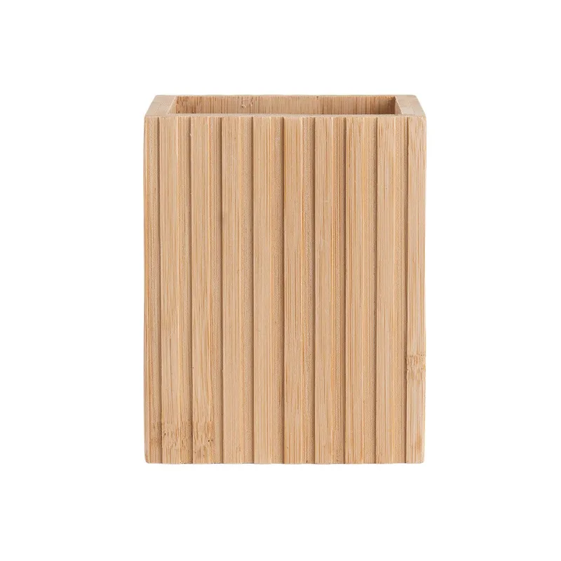 Estia Θήκη Οδοντόβουρτσας Bamboo Essentials Τετράγωνη 8.3X6.5X10.3Cm