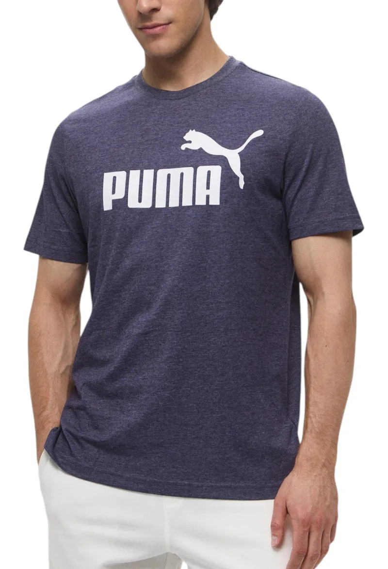 Μπλούζα Κοντομάνικη Puma ESS No. 1 Logo Heather Tee 682550-16 Ανδρικό