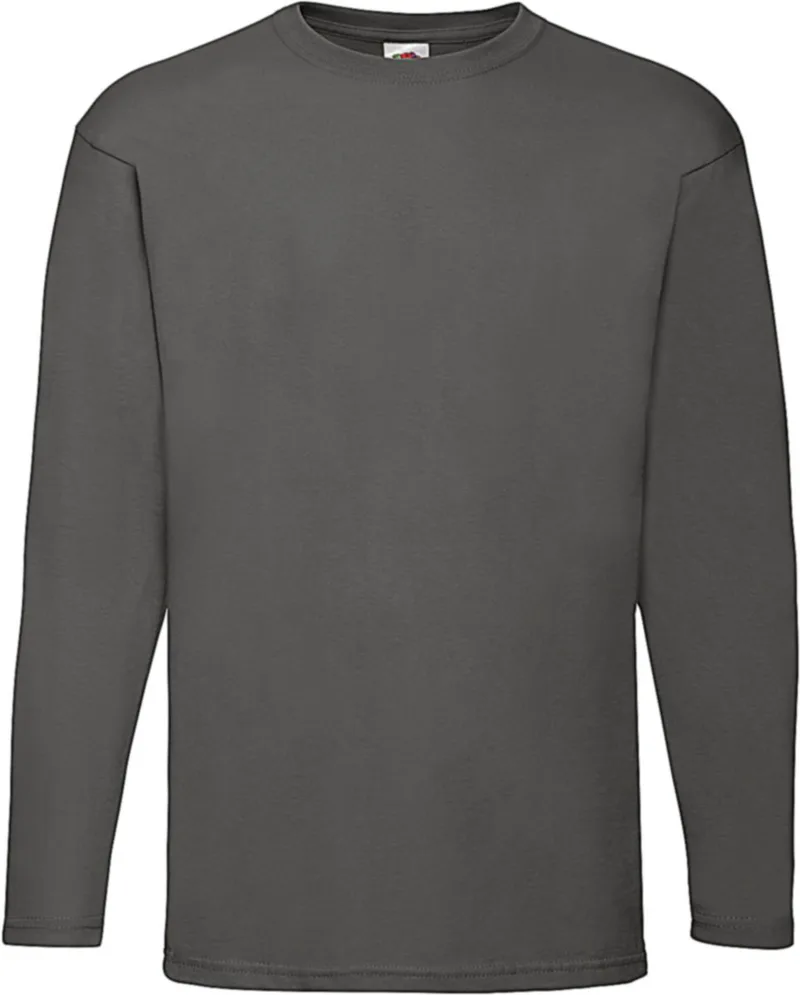 Μακρυμάνικο T-Shirt Valueweight Fruit of the Loom 61-038-0 Light Graphite