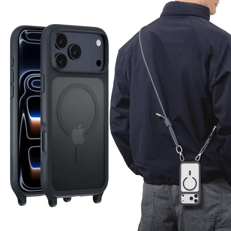 Θήκη MagEasy Roar M with Lanyard Magsafe Midnight Blue iPhone 17 Pro Max