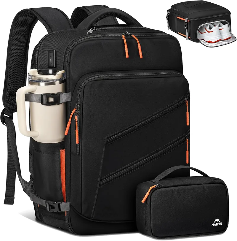 Σακίδιο Πλάτης Cabin Size 30L 17” Matein 6738 μαύρο