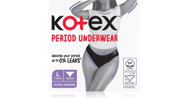 Kotex Period panties size L