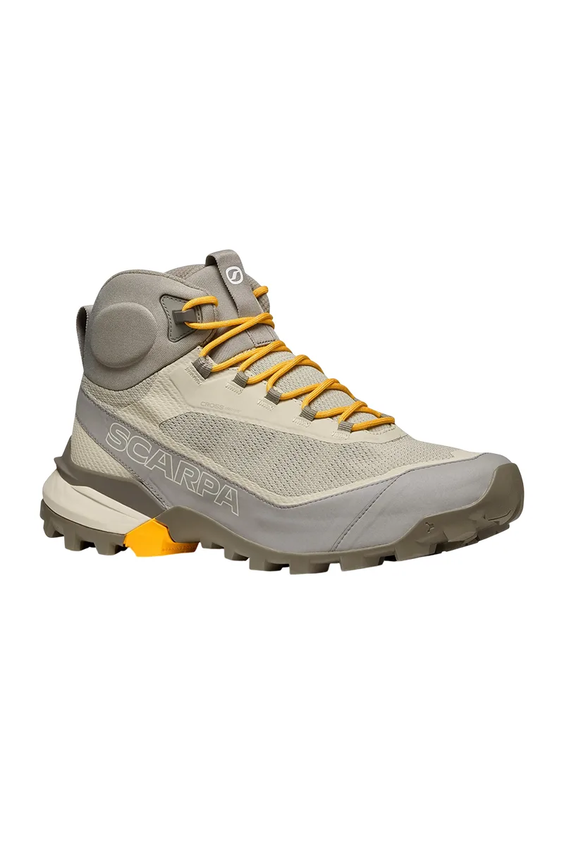 ΑΝΔΡΙΚΑ ΠΑΠΟΥΤΣΙΑ SCARPA RIBELLE CROSS 2 MID HIKING ΜΠΕΖ/ΚΙΤΡΙΝΟ