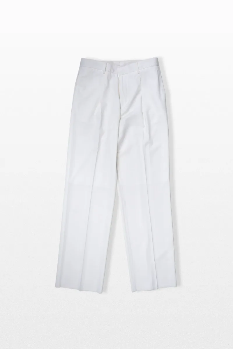 LARDINI Ανδρικό Λευκό Relaxed Fit Trousers