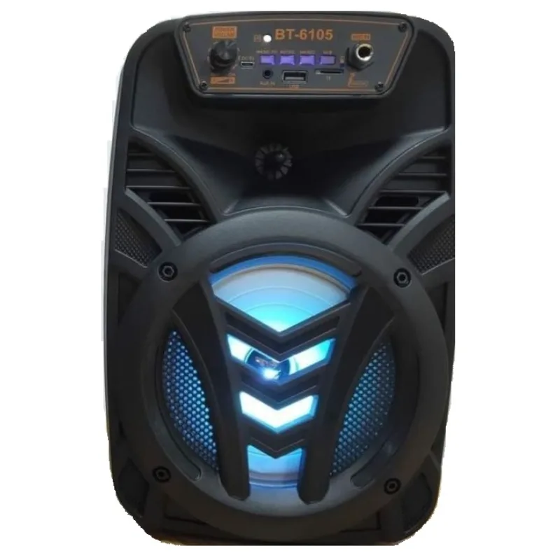 Σύστημα Karaoke με Ενσύρματo Μικρόφωνo BT-6105 σε Μαύρο Χρώμα