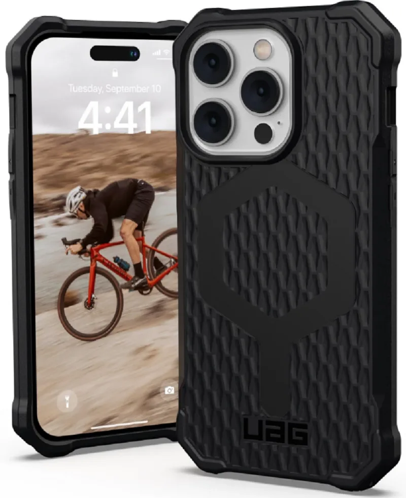 UAG Essential Armor Ανθεκτική MagSafe θήκη Σιλικόνης - Apple iPhone 14 Pro - Black (114091114040)