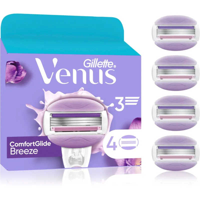 Gillette Venus Comfortglide Breeze ανταλλακτικές λεπίδες 4 τμχ