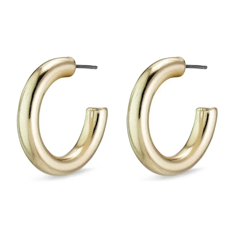 Επίχρυσα σκουλαρίκια Pilgrim Chunky Hoop Maddie 281942033 281942033 Ορείχαλκος