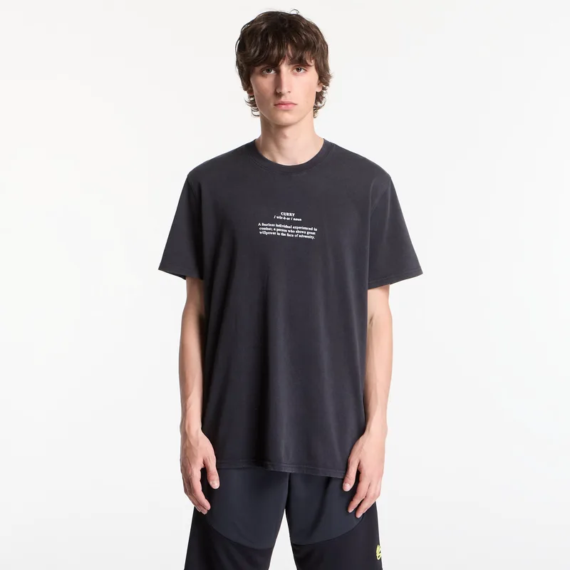T-shirt Under Armour Curry Noun Tee Black/ White XL