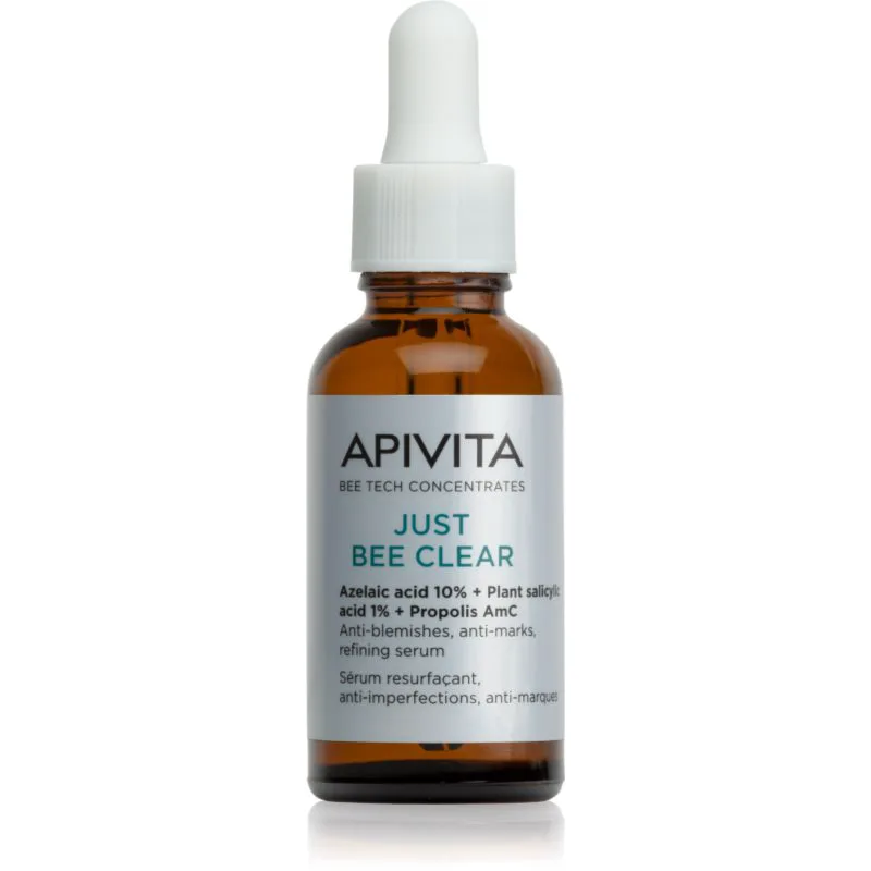 Apivita Just Bee Clear Serum ορός για λιπαρή και προβληματική επιδερμίδα 30 ml