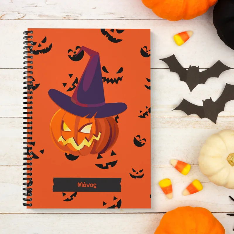 Pumpkin Halloween - Σημειωματάριο - A5 (14.8X21)