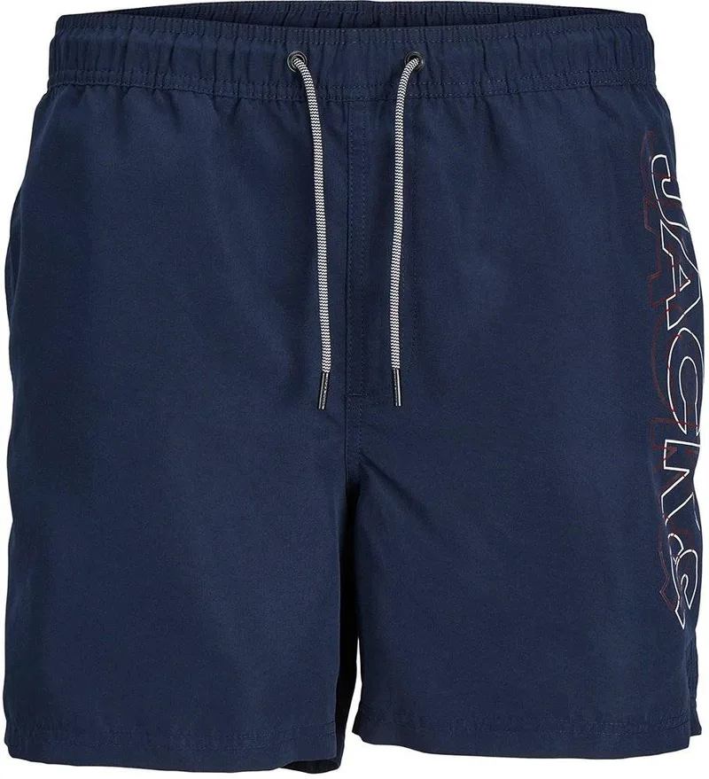 ΜΑΓΙΟ ΒΕΡΜΟΥΔΑ JACK - JONES 12253748 JPSTFIJI ΣΚΟΥΡΟ ΜΠΛΕ (164 CM)-(14 ΕΤΩΝ)