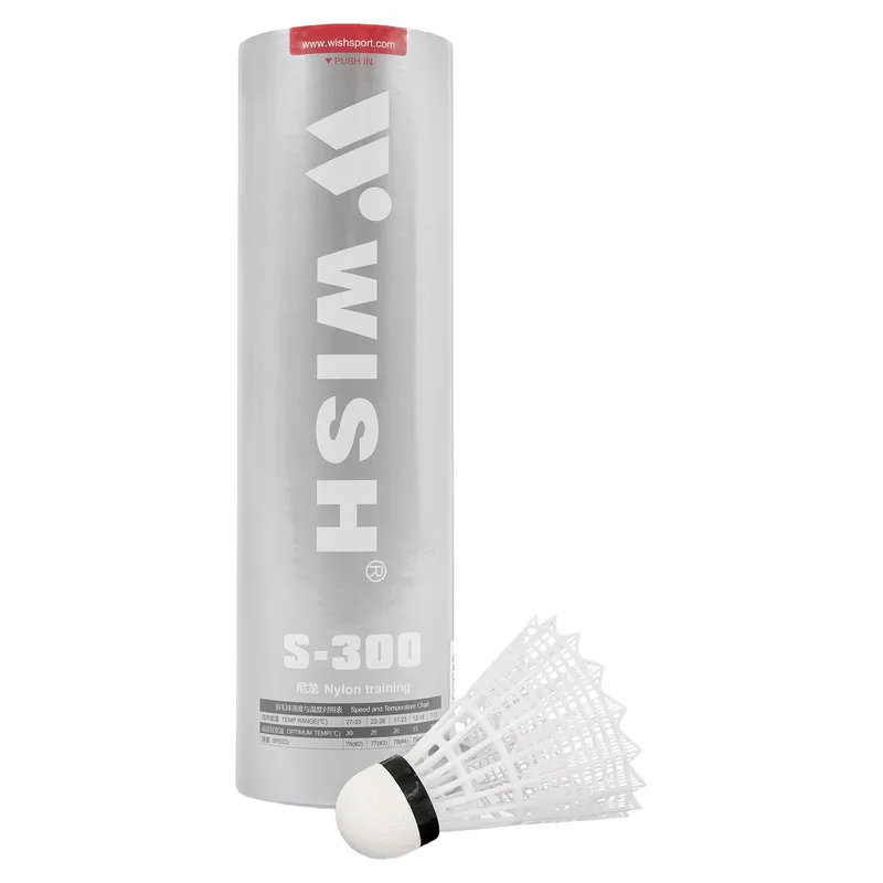 Μπαλάκια Badminton Nylon Shuttlecock S-300 6Τμχ