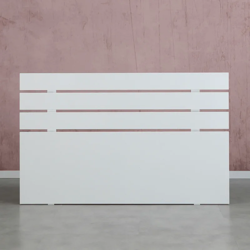 Κεφαλάρι Fuga 180 - Shiny White 801Cmy4116 (180x100x3 cm)