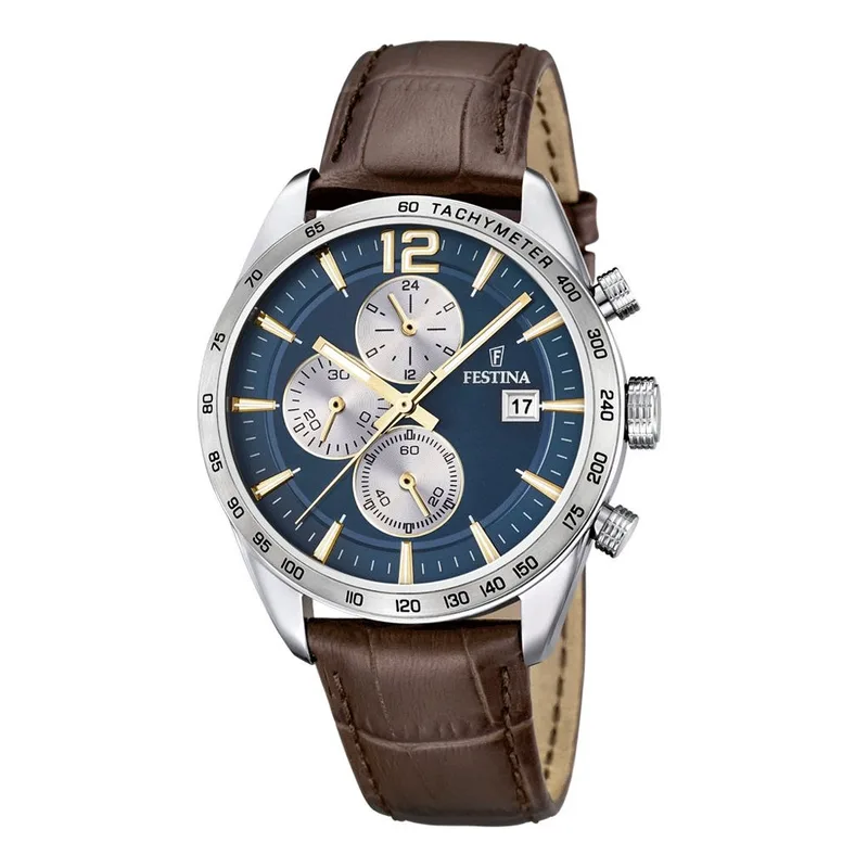 FESTINA Brown Leather Chronograph F16760/7