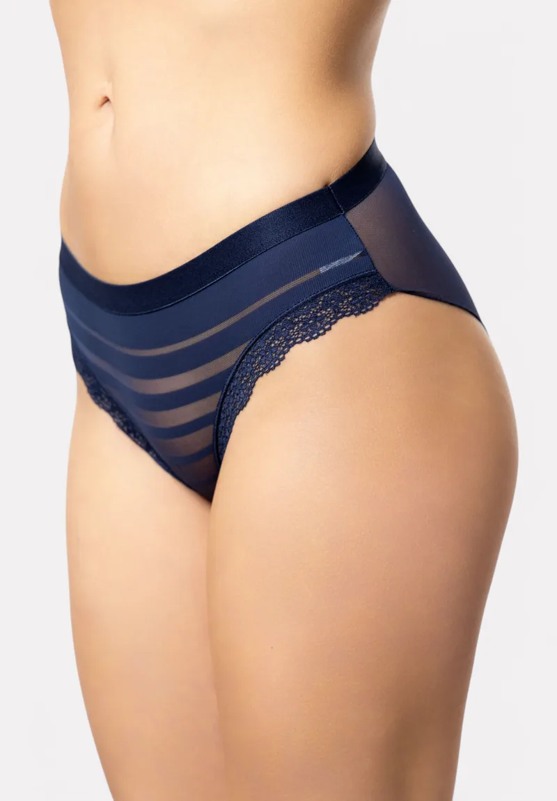 Σλιπ Cottonhill με διαφάνεια Blue Dream CH4371-1-Μπλε
