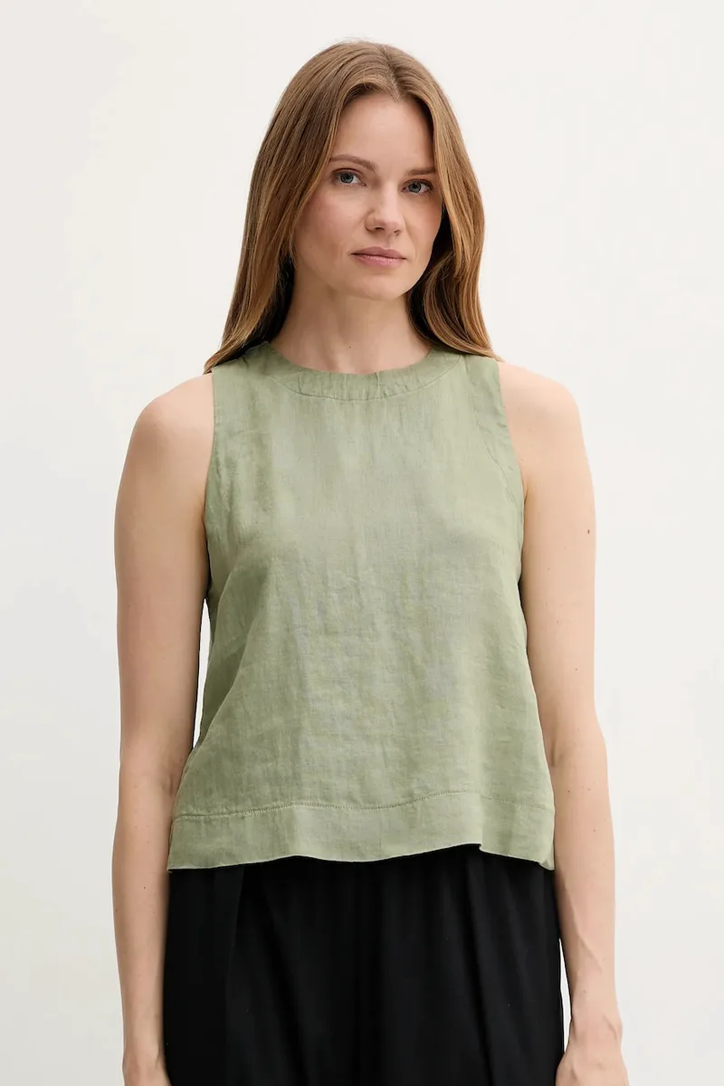 Λευκή μπλούζα United Colors of Benetton