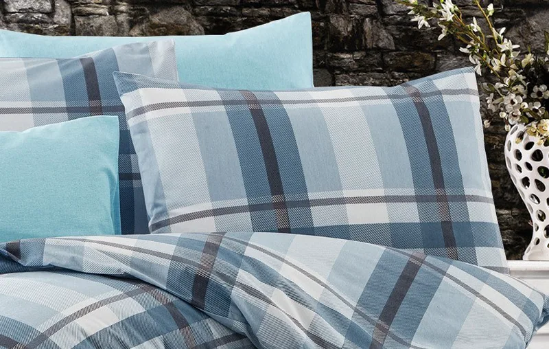 Μαξιλαροθήκη Dimcol Εκάβη 421 Sky Blue 50x70