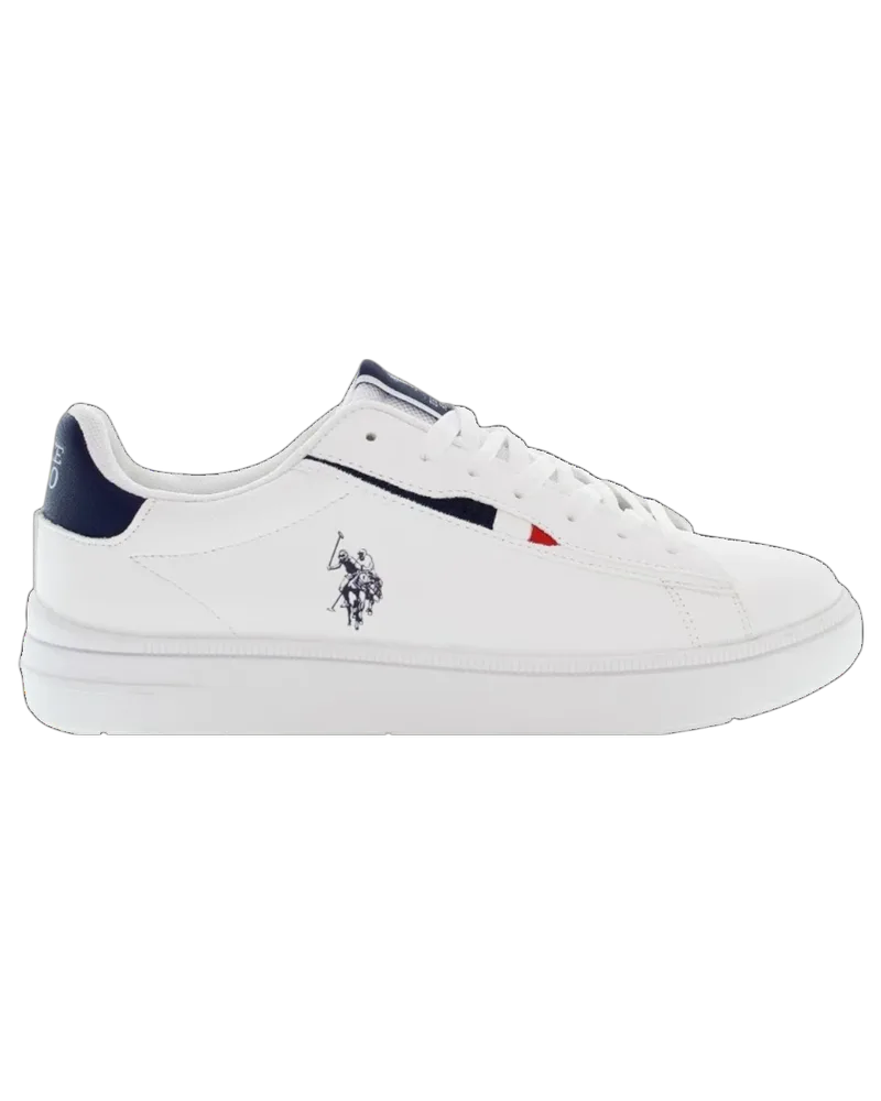 U.S. Polo Assn. Ανδρικά Sneakers ARIS001A-WHI-DBL14 Λευκό