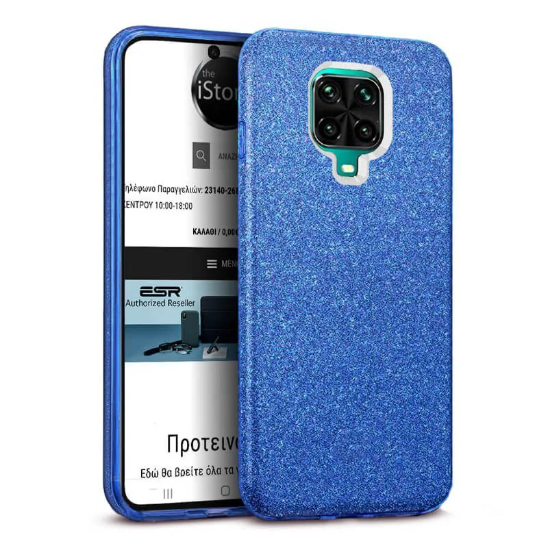 Hybrid Strass Blue Case Xiaomi Redmi Note 9s / 9 Pro / 9 Pro Max