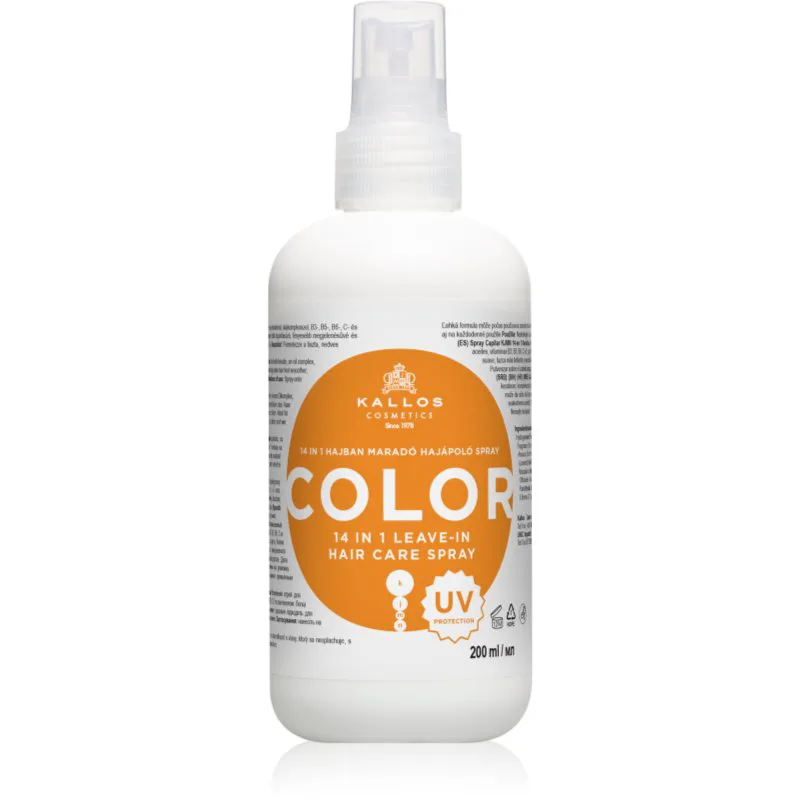Kallos KJMN Color σπρέι χωρίς ξέβγαλμα με SPF 200 ml