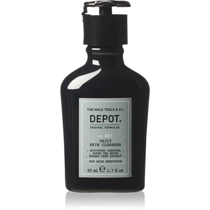 Depot No. 801 Daily Skin Cleanser τζελ καθαρισμού για όλους τους τύπους επιδερμίδας 50 ml