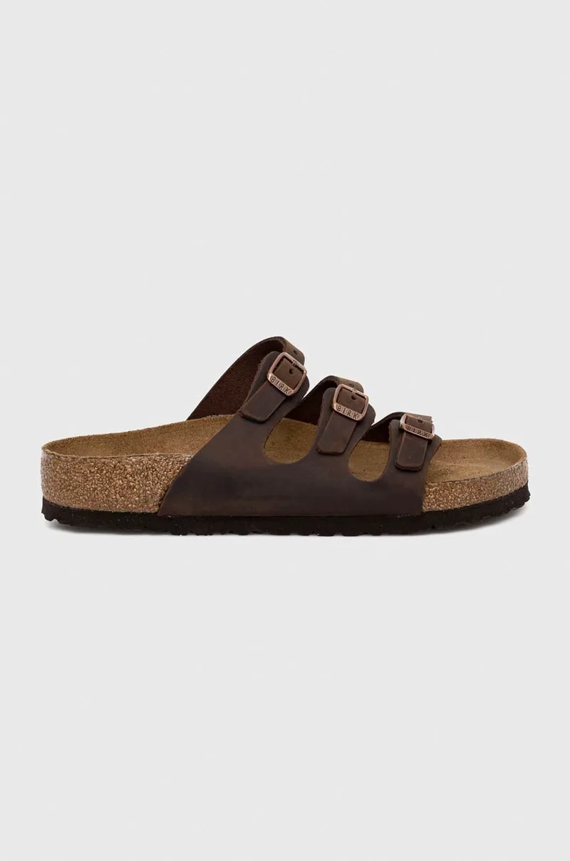 Birkenstock Δερμάτινες παντόφλες Birkenstock FLORIDA