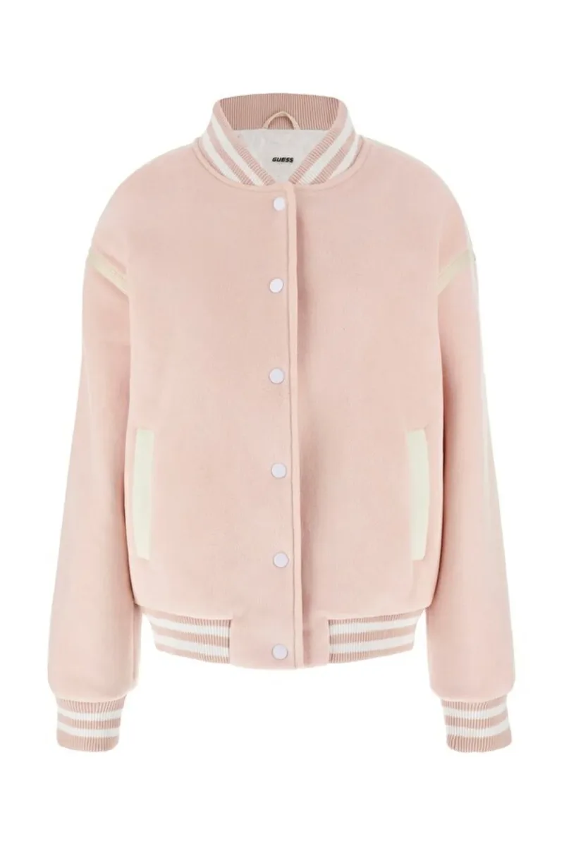 Guess Γυναικείο Μπουφάν Bomber Jacket V5BL05W0460-A621 Ροζ