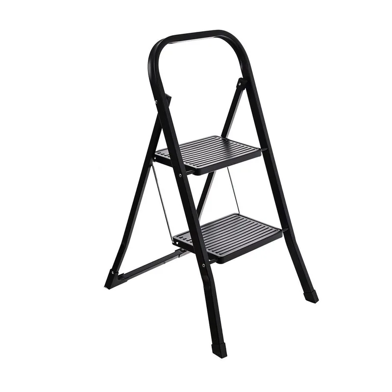 ESTIA ΣΚΑΛΟΣΚΑΜΠΟ NEO BLACK ΜΕ 2 ΣΚΑΛΙΑ 46x55x81cm 04-14704