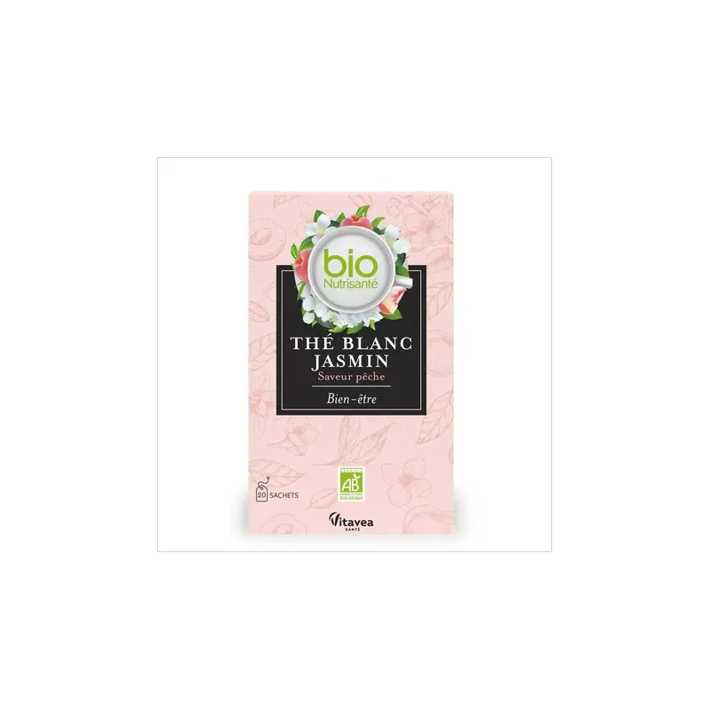 Vitavea Health BioNutrisanté White Tea Jasmine Peach Flavor 20 Sachets
