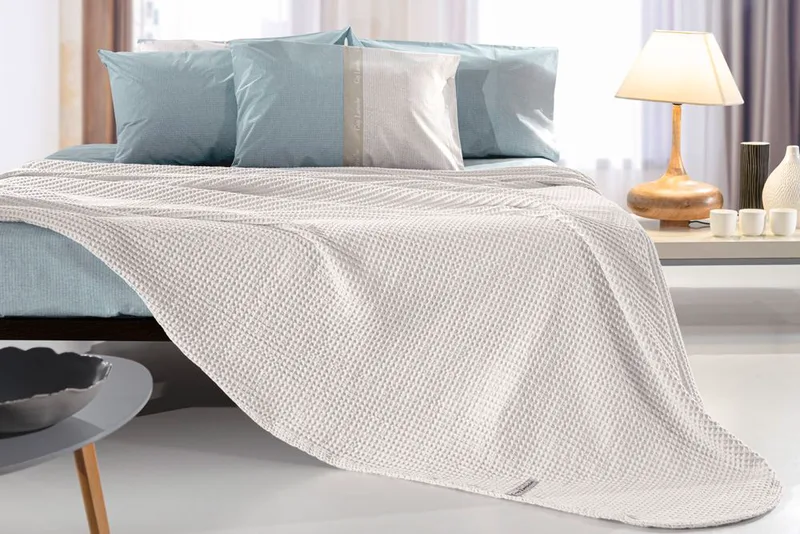 Κουβέρτα Πικέ Βαμβακερή Stonewashed Υπέρδιπλη Eternity Perla 230x240εκ. Guy Laroche (Ύφασμα: Βαμβάκι 100%, Μέγεθος: Υπέρδιπλα) - Guy Laroche - 5206480562648