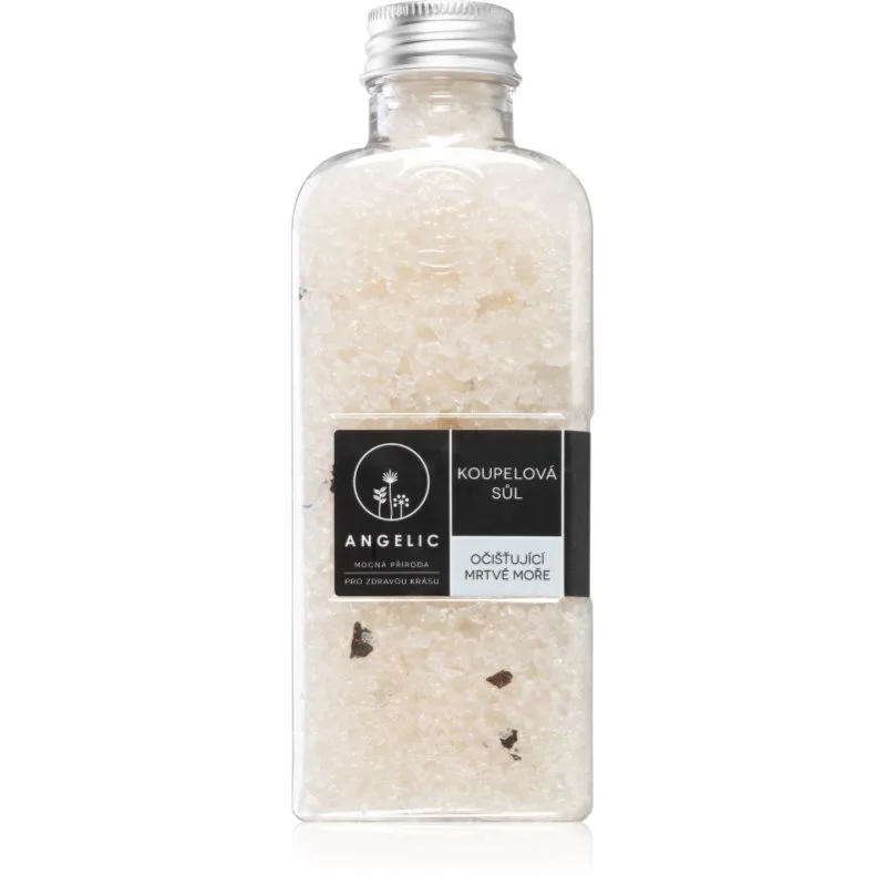 Angelic Bath Salt Cleansing Dead Sea μεταλλικό αλάτι μπάνιου από τη Νεκρά Θάλασσα 210 γρ