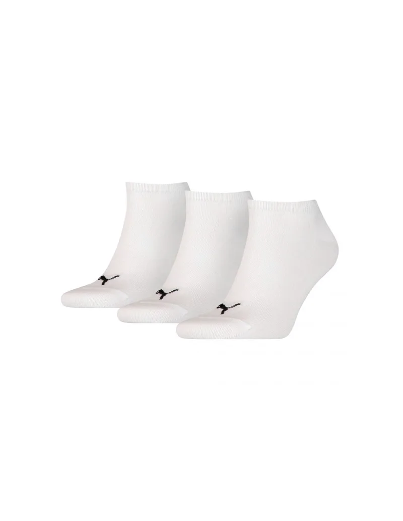 Puma 261080001-300 Αθλητικές Κάλτσες Λευκές 3 Ζεύγη