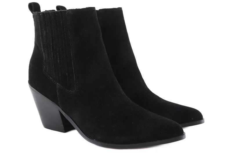 Μποτάκια Nine West Lexa LEXA-Black suede Γυναικείο