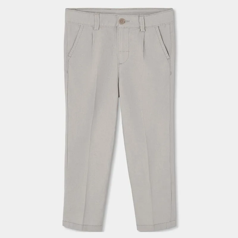 Παντελόνι λινό αγόρι Boboli-863018-7372-Grey