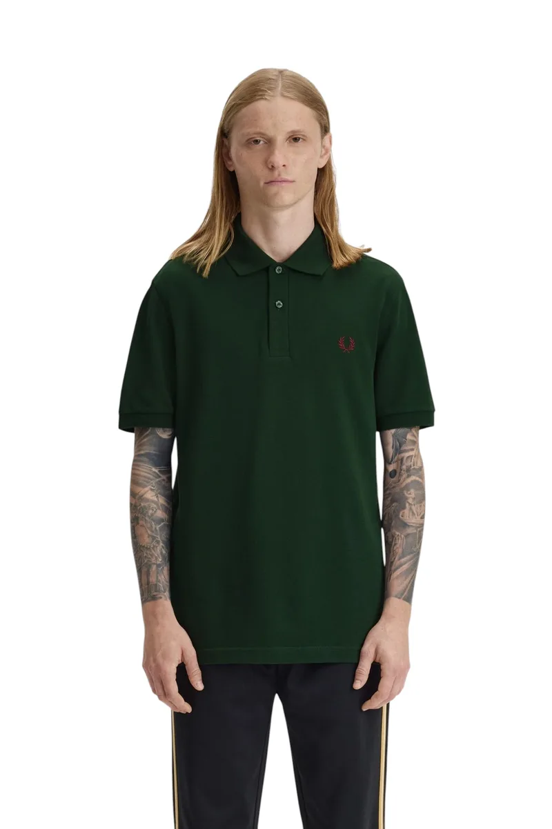 Fred Perry Ανδρικό Polo Plain Shirt M6000-15B Πράσινο