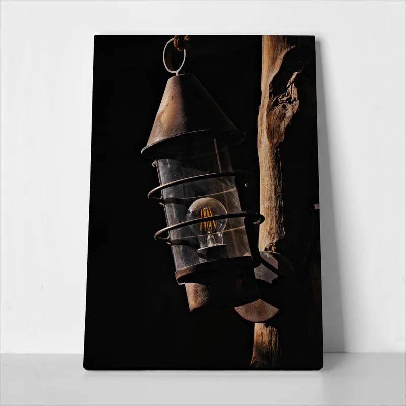 Πίνακας σε Καμβά RUSTIC FARMHOUSE LIGHT 2