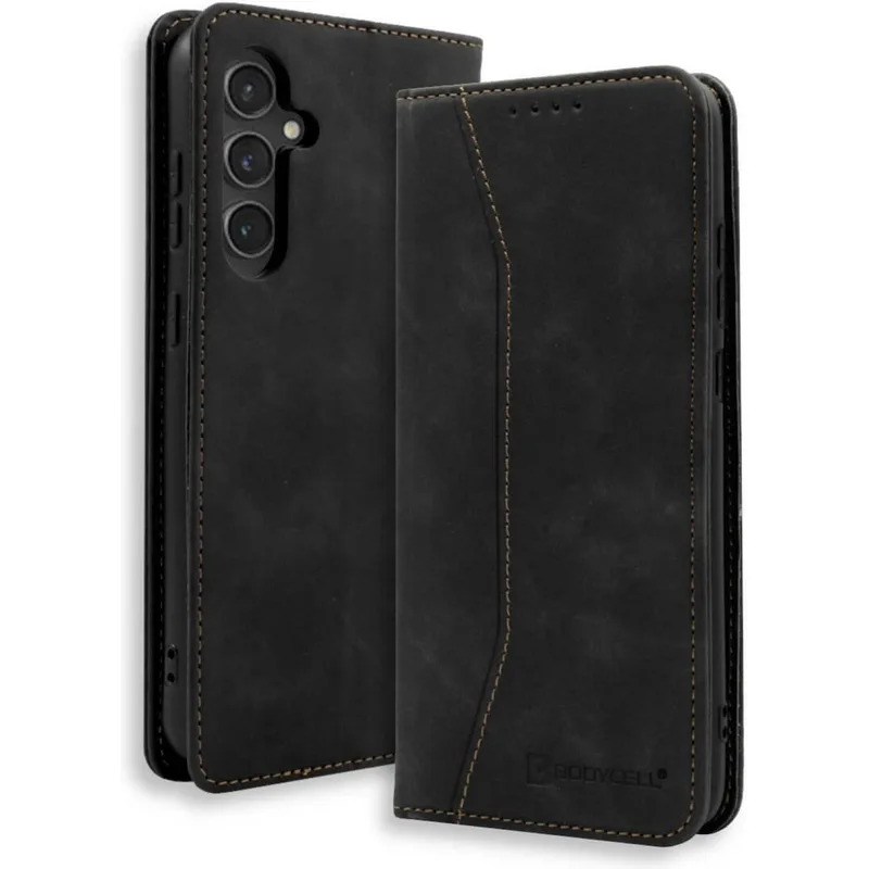 Θήκη Samsung Galaxy S25 FE Bodycell Book Case Πορτοφόλι - Black (5206015084447)